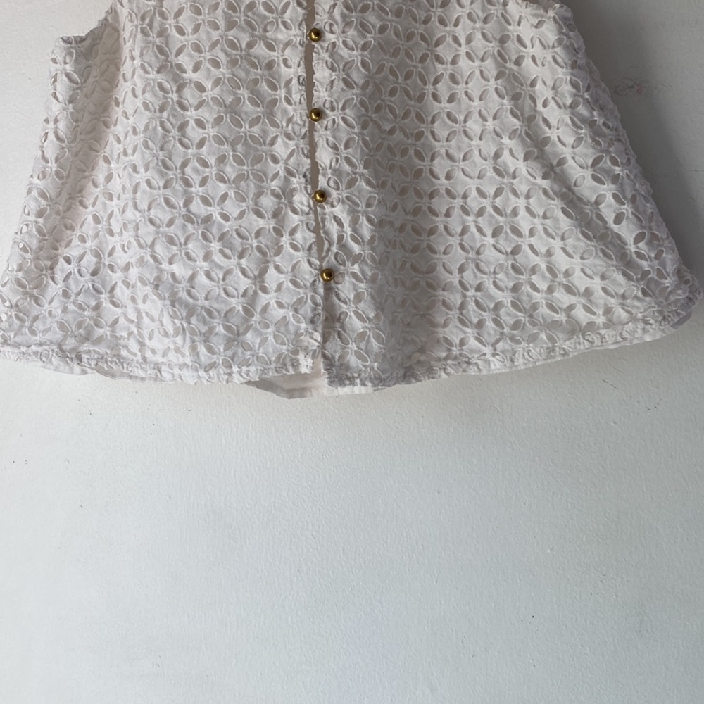 Lilly Pulitzer x Target XL Girls’s Eyelet Crop Top - Picture 8 of 10
